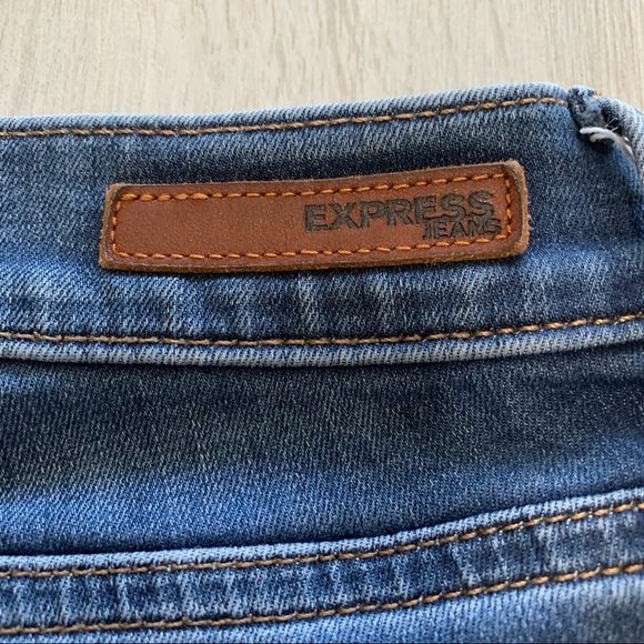 EXPRESS | Skinny Mid Rise Jeans - Picture 7 of 9